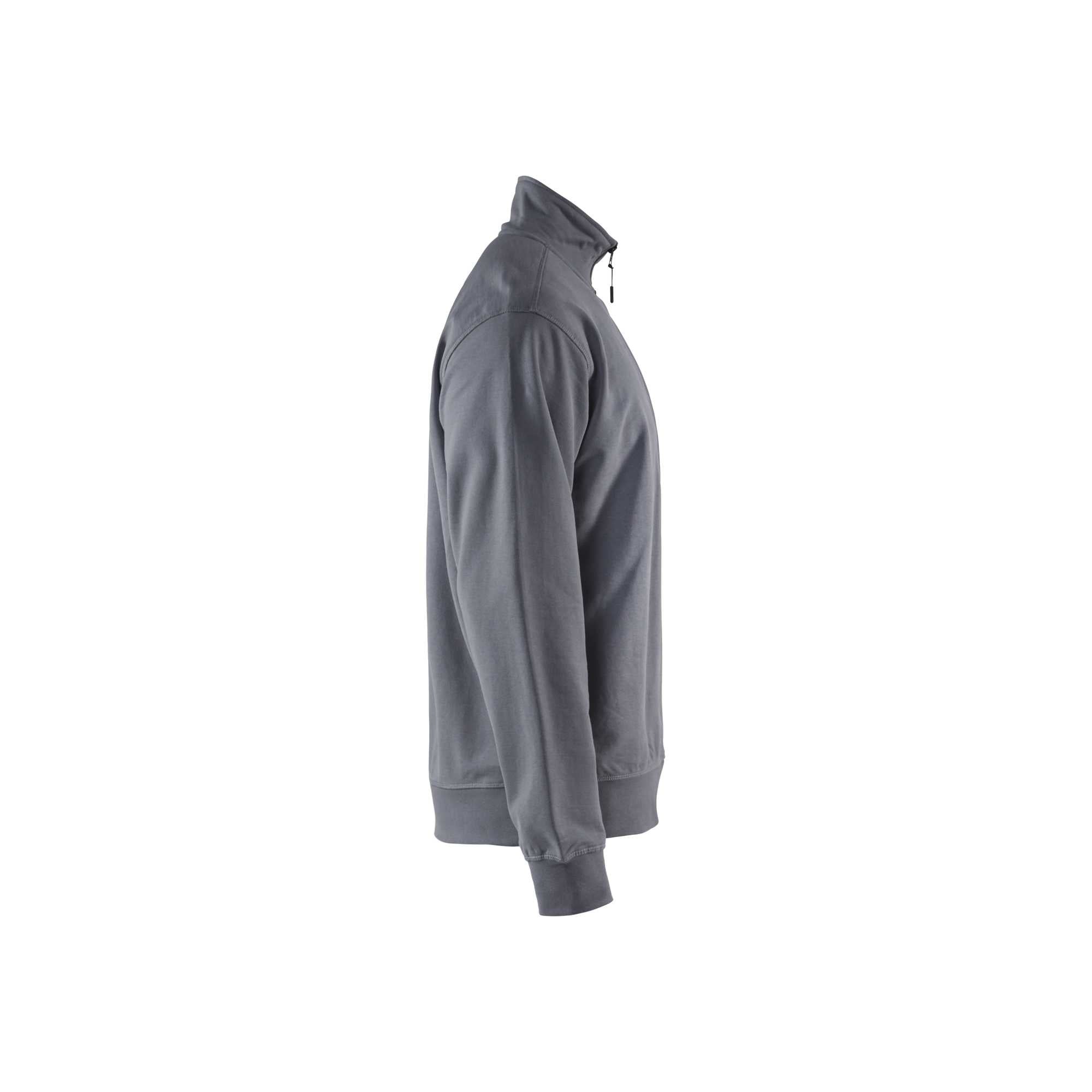 BLAKLADER 33691158 Sweatshirt with Half Zip Work Sweatshirt MEN - 100% Cotton